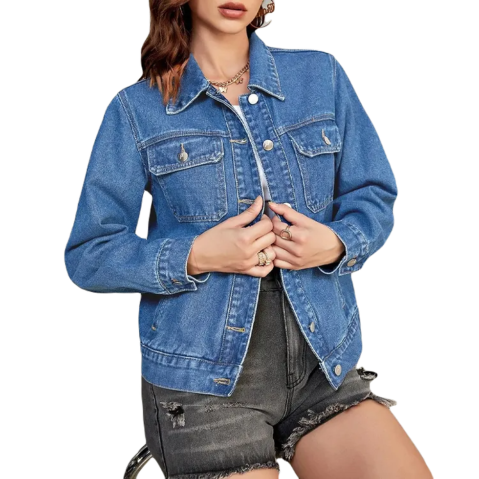 Thumbnail: Denim Ladies Street Jacket,