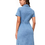 Thumbnail: Denim Bodycon Ladies Half Sleeve Dress,