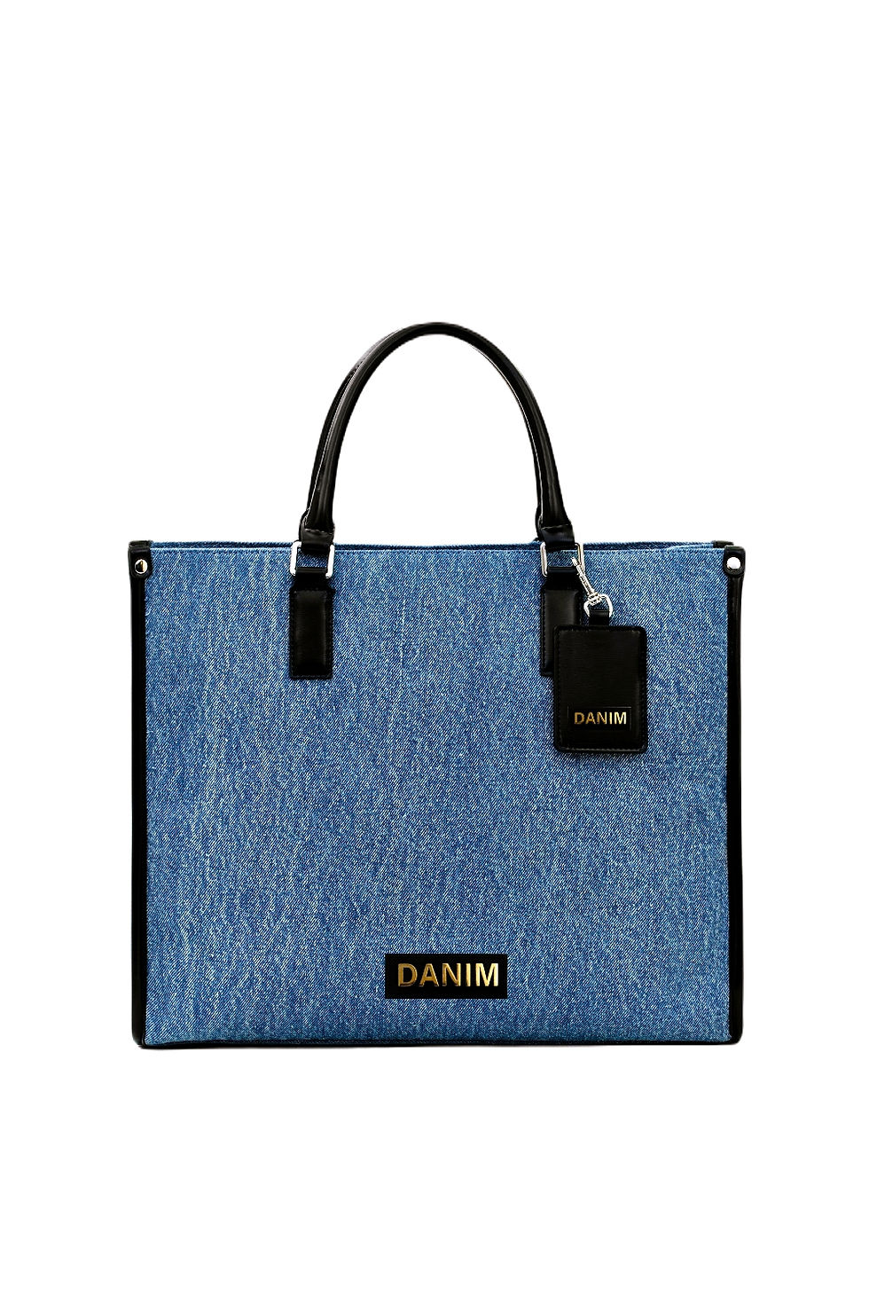 Thumbnail: Danim Leather Shoulder Bag (Navy-Blue)