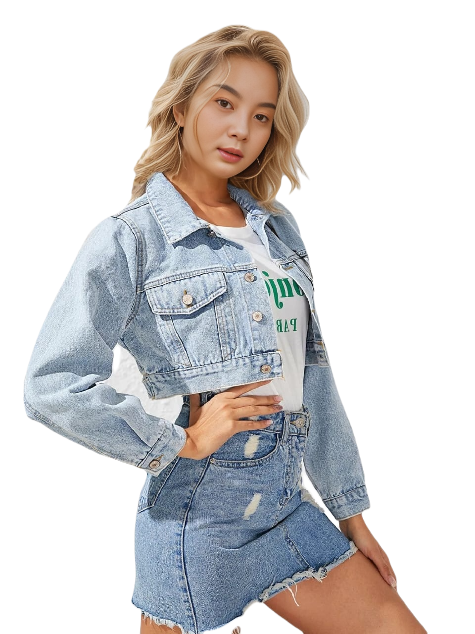 Thumbnail: Denim Girls Street Jacket,