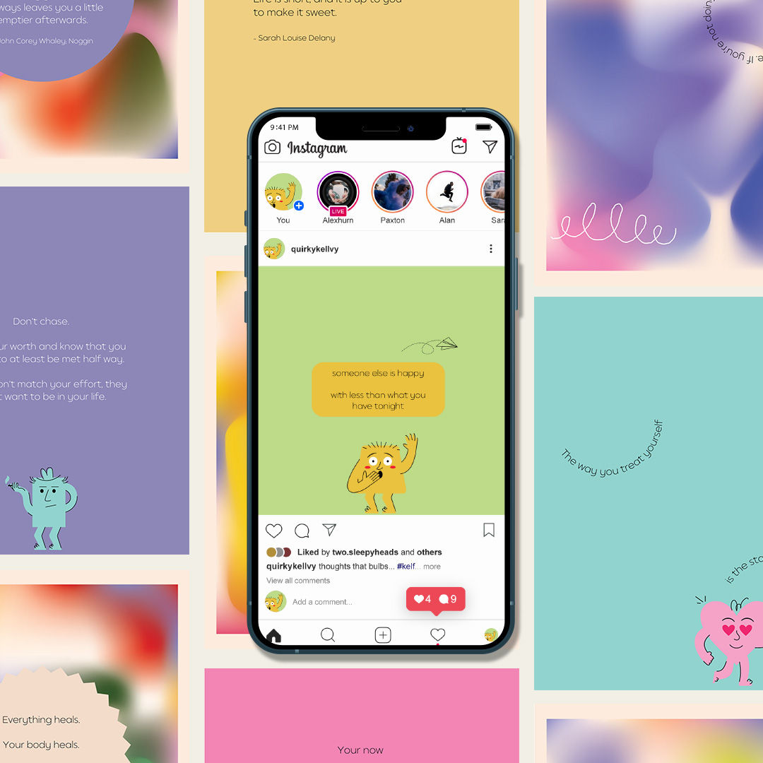 Social Media Templates 15s - Quirky Kellvy