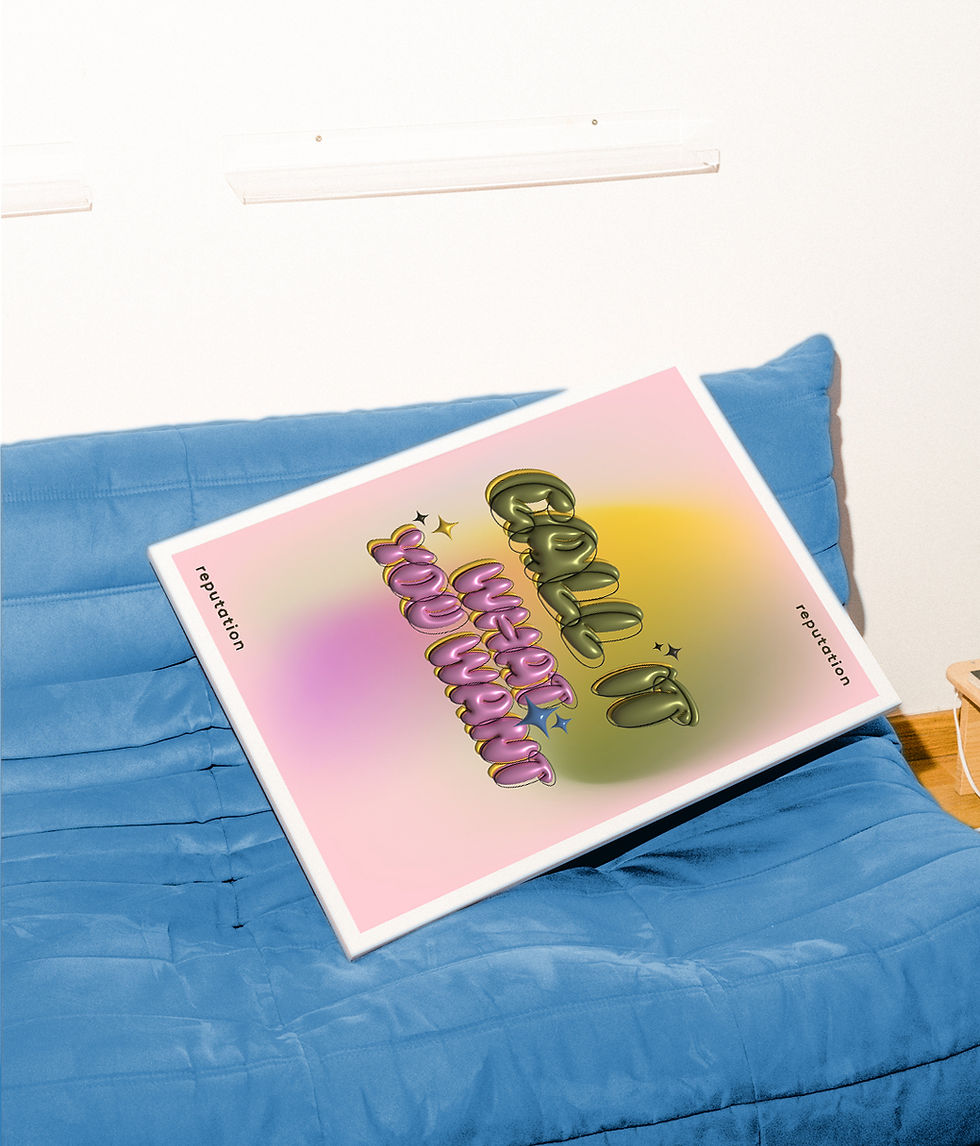 Poster reads "Call it what you want" over a pink and green background.