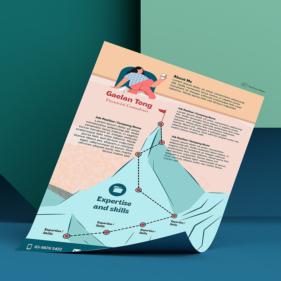 Resume of Gaetan Tang, including expertise, skills, and professional journey details.