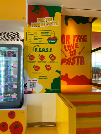 Branding Design x Zitimama's
Visual Identity for Shop Front: Wall Stickers & Design