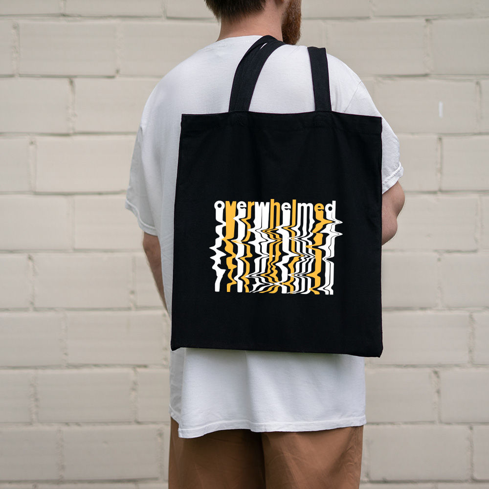 Overwhelmed Eco Tote Bag