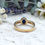 Thumbnail: Vintage Star Sapphire ring in 10K yellow gold