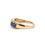 Thumbnail: Vintage Oval Sapphire Ring in 10K Gold