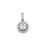Thumbnail: Estate Diamond Halo Pendant in 14K White Gold