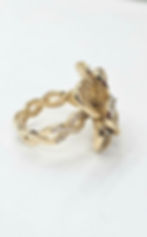 Thumbnail: Anillo de flor 14k 