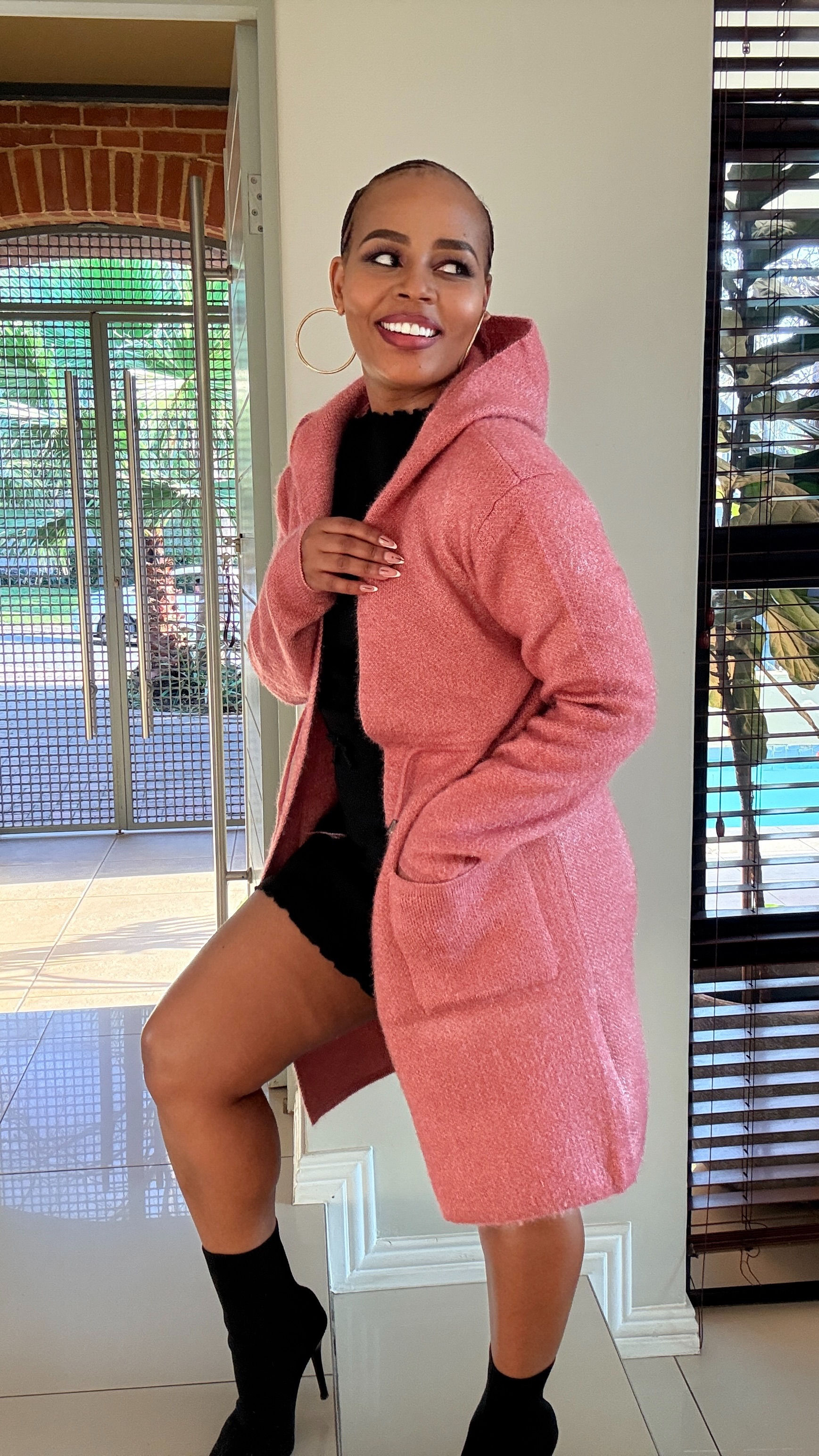 Pink Cosy Comfort Cardigan