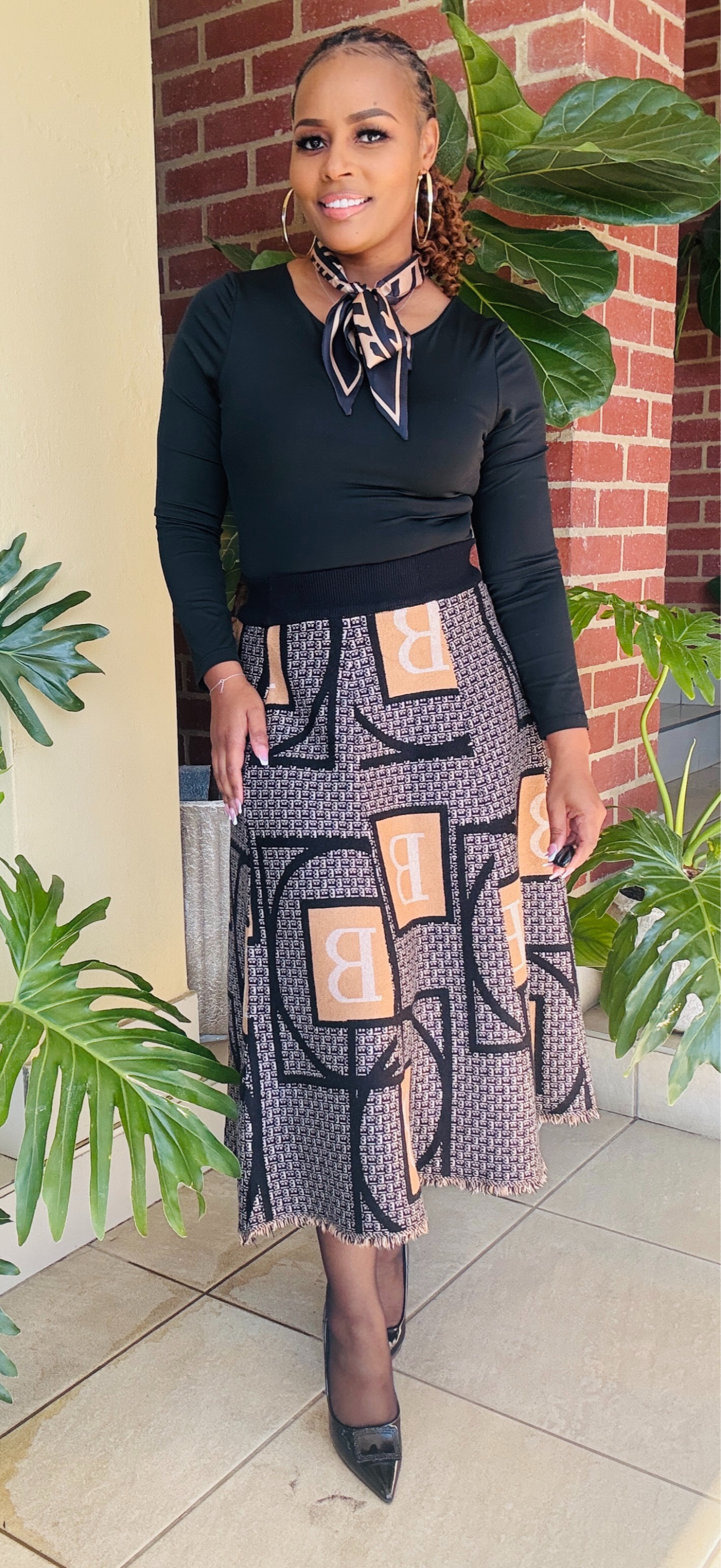 Monogram Luxe Skirt