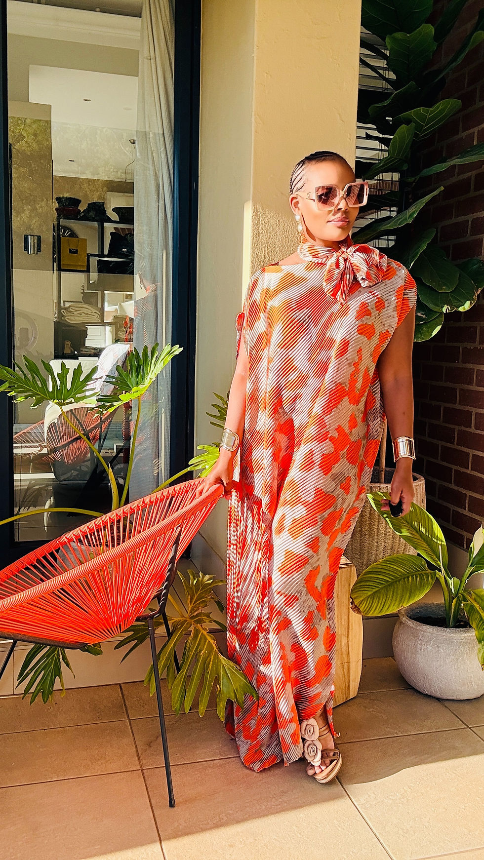 Thumbnail: One sized Pleated Kaftan