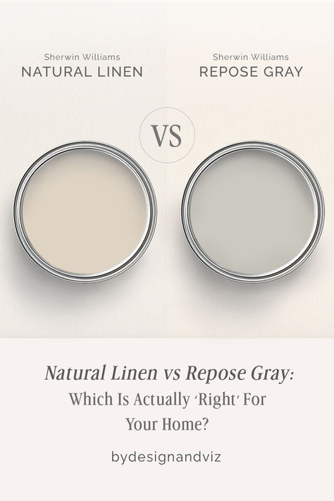 Natural Linen vs Repose Gray: The Comparison That Actually Helps You Decide