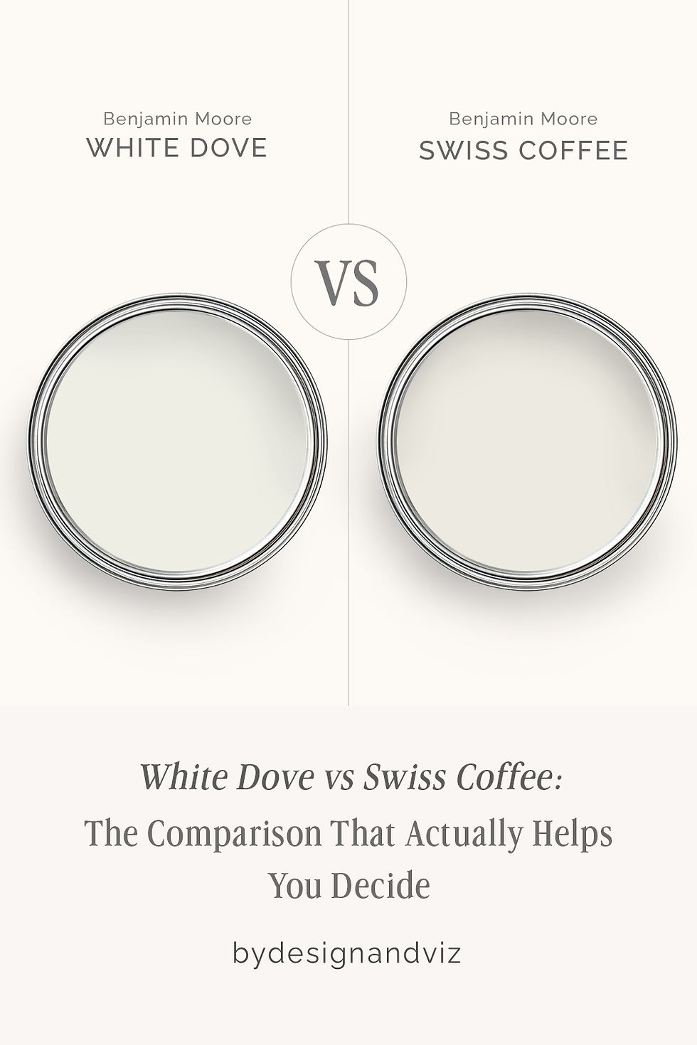 Benjamin Moore White Dove vs Swiss Coffee: The Comparison That Actually Helps You Decide