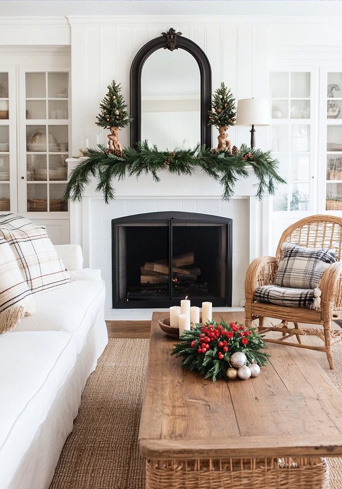 DIY Garland for a Fuller, Natural Holiday Look I BY Design & Viz I BY Design & Viz