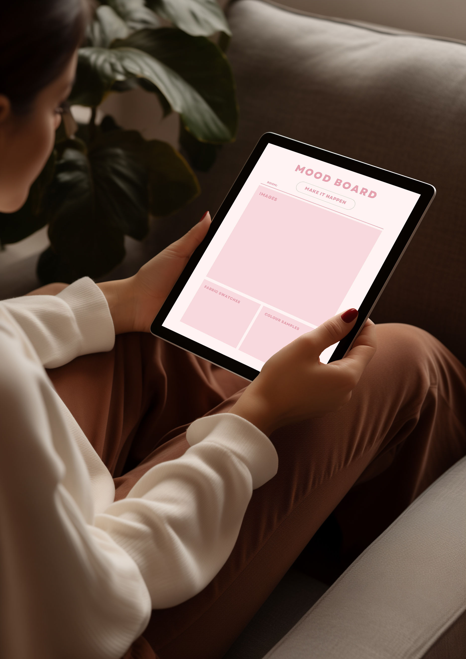 Pink Retro Kitchen Renovation Planner, Kitchen Planner Guide, PDF Printable