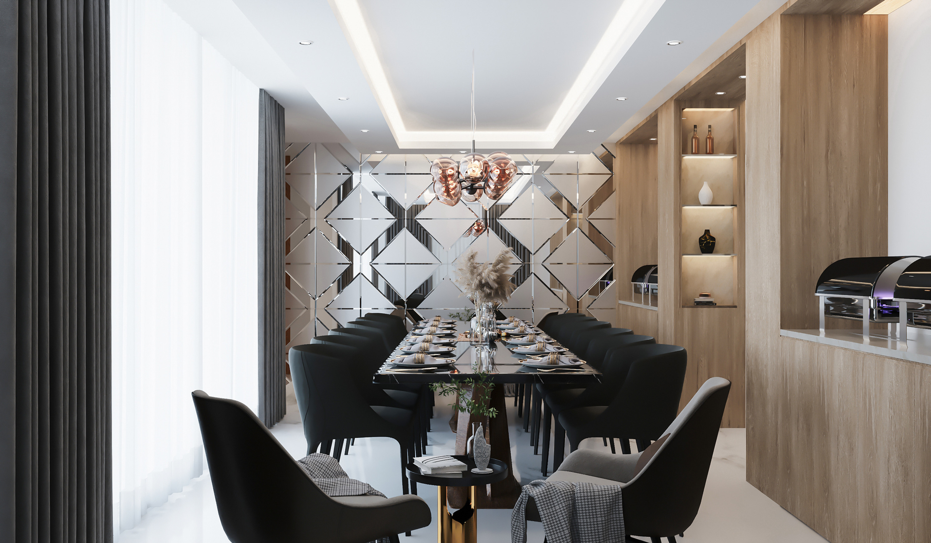 Study and Dining Room Design for Zayed I BY Design & Viz