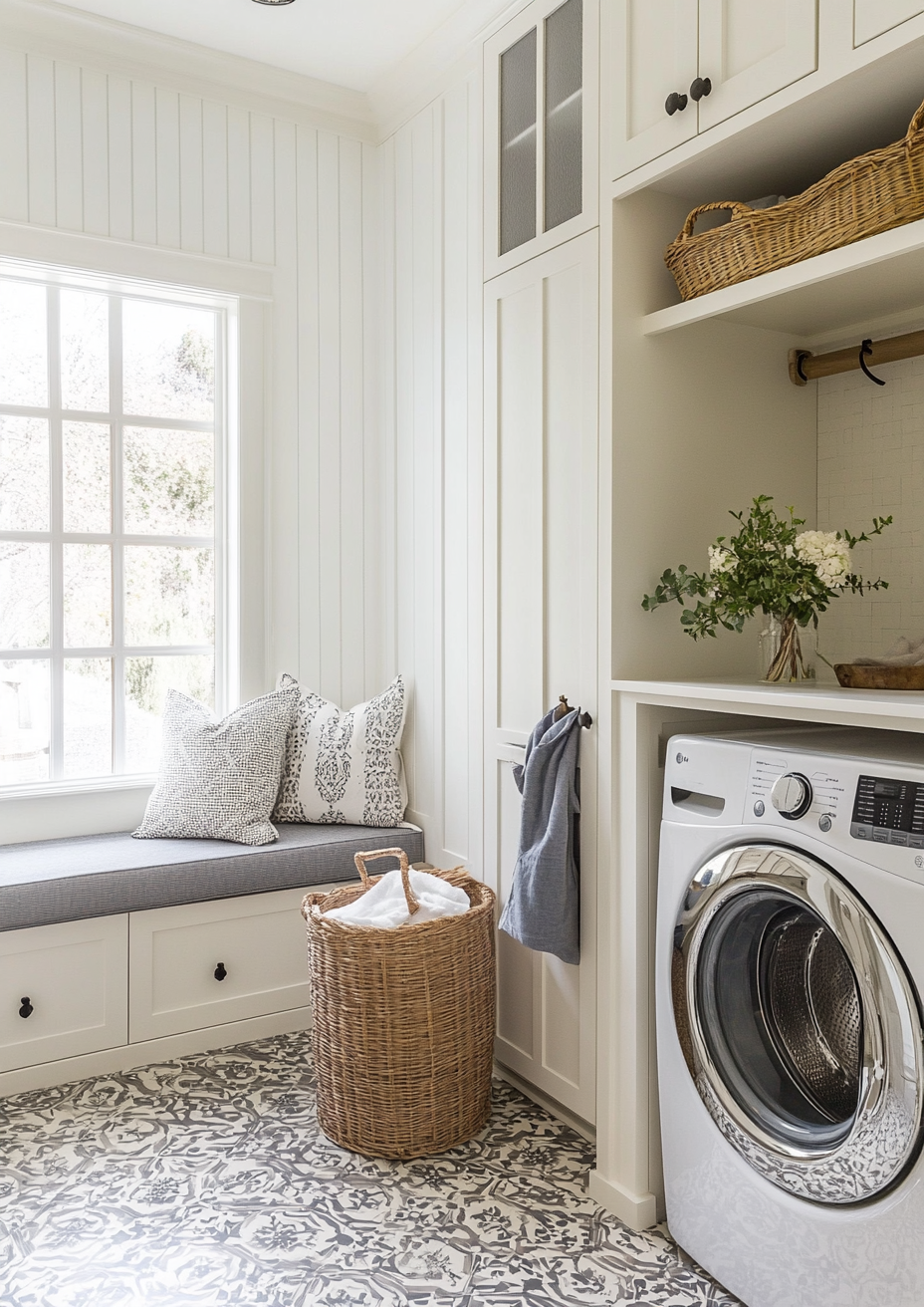 Cabinets: Sherwin Williams Creamy