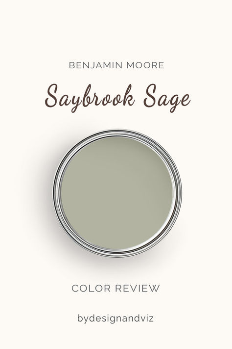 Benjamin Moore Saybrook Sage HC-114 - Undertones, LRV and an Architect's Review