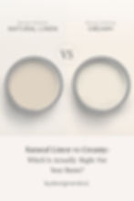 Sherwin Williams Natural Linen vs Creamy