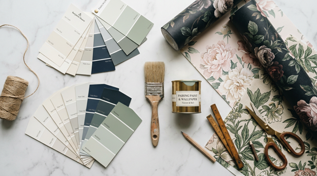 What Your Paint Color Is Telling You About Which Wallpaper Will Actually Work