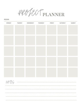 Digital planner page example