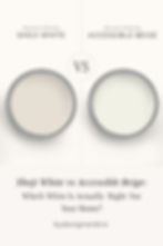 Shoji White vs Accessible Beige