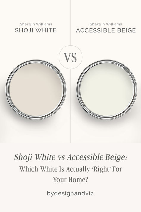 Sherwin Williams Shoji White vs Accessible Beige: The Comparison That Actually Helps You Decide