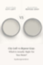 Sherwin Williams City Loft vs Repose Gray