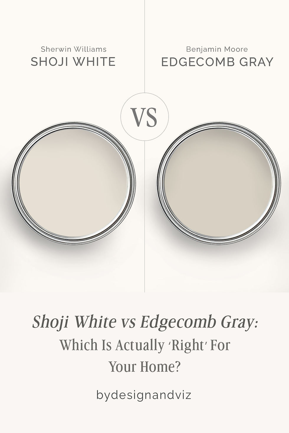 Shoji White vs Edgecomb Gray: The Comparison That Actually Helps You Decide