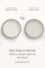 Dove Wing vs Pale Oak