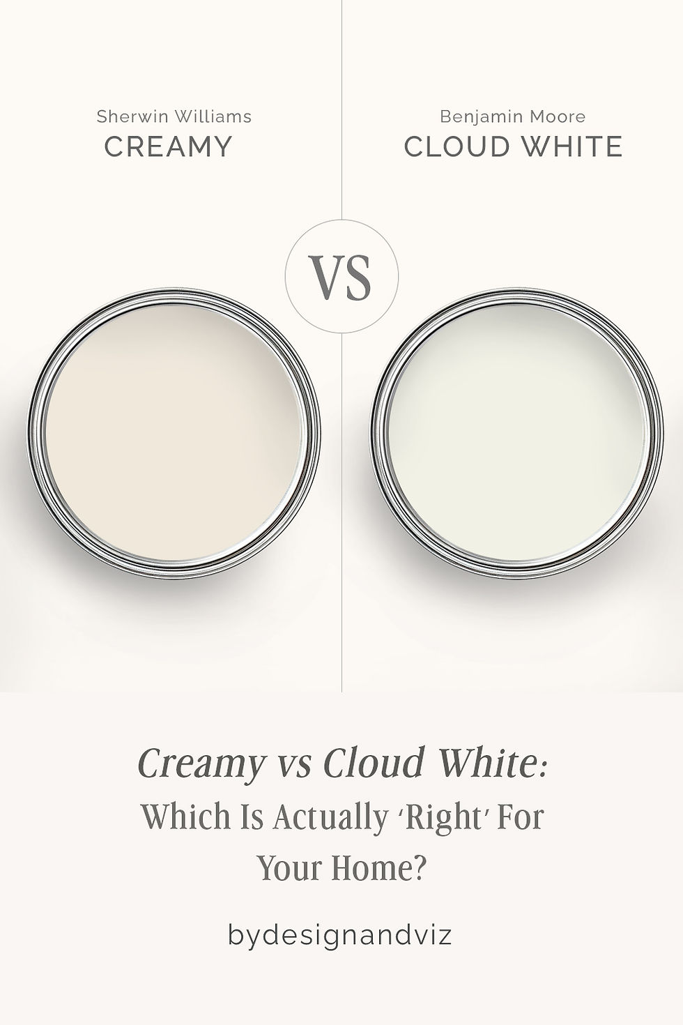 Creamy vs Cloud White