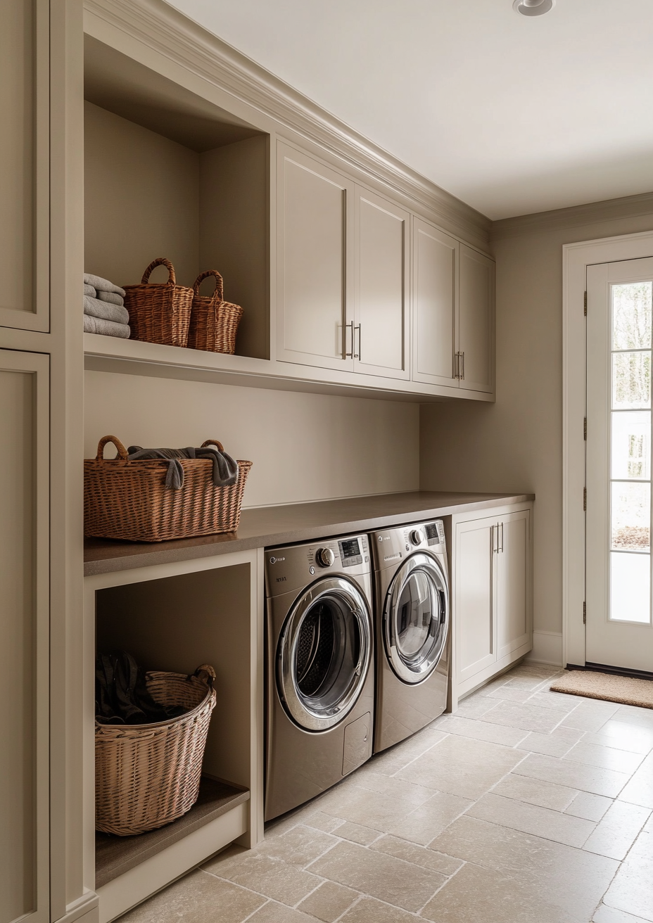Cabinets: Sherwin Williams Universal Khaki