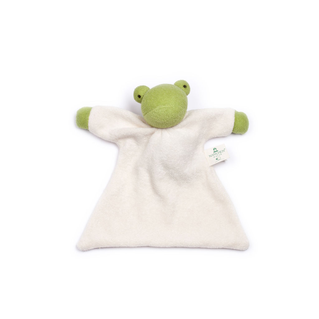 Nanchen Natur Organic Cotton Animal Blanket Toy - Frog