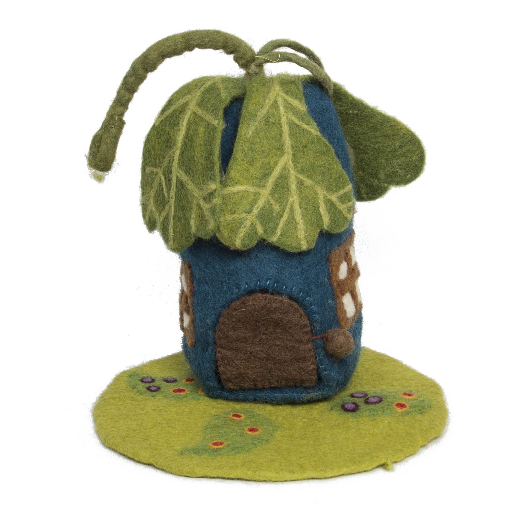 Papoose Oak Leaf Fairy House and Mat