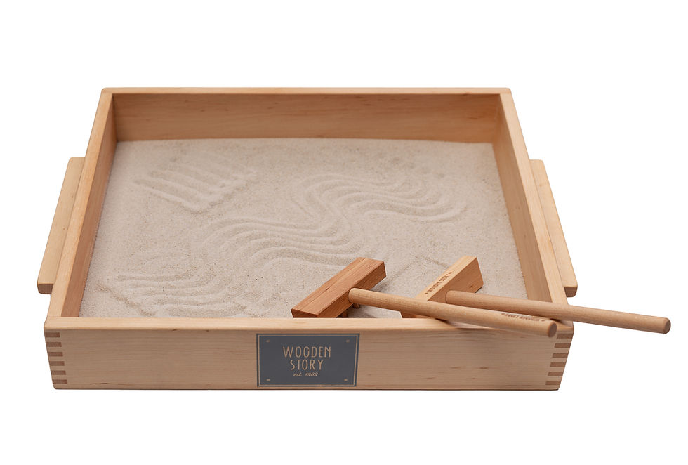 Thumbnail: Wooden Story Wooden Montessori Sand Tray - Large