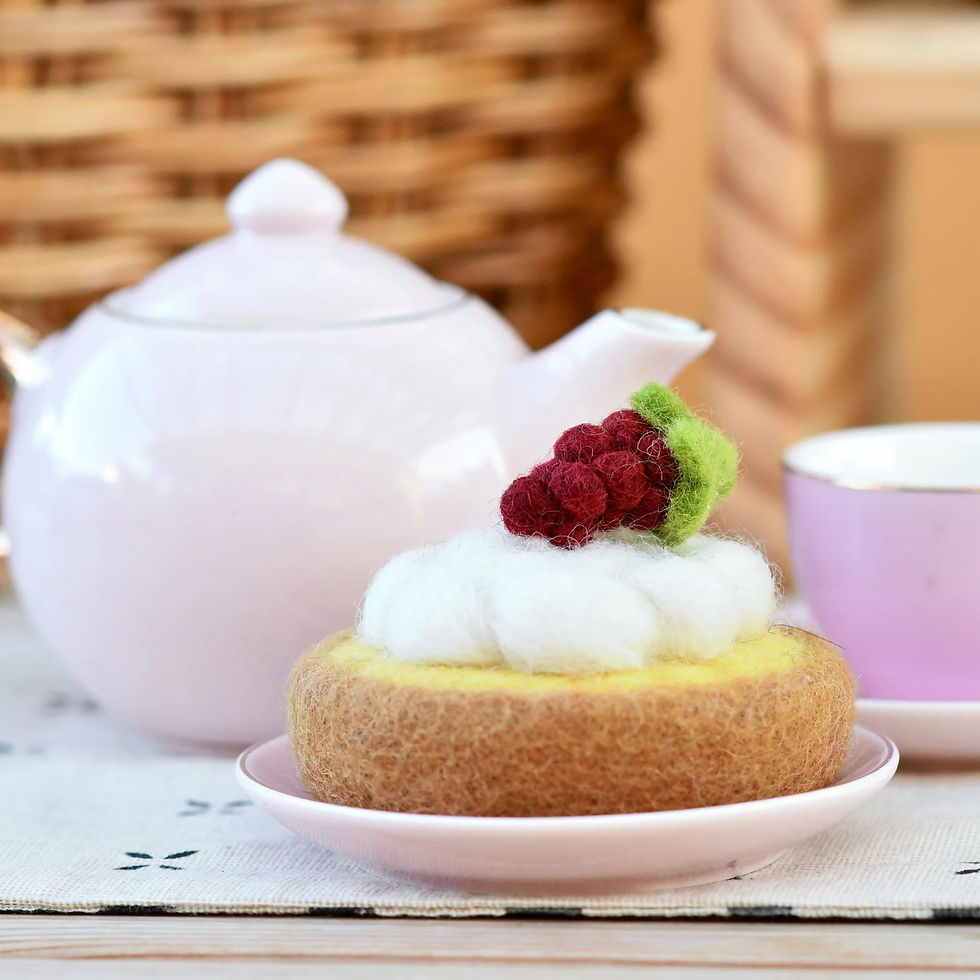 Thumbnail: Tara Treasures Felt Lemon Meringue Tart