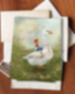 Iris Esther Postcard-Nils Holgersson