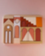 Handmade Wooden Building Block Set - Pastel