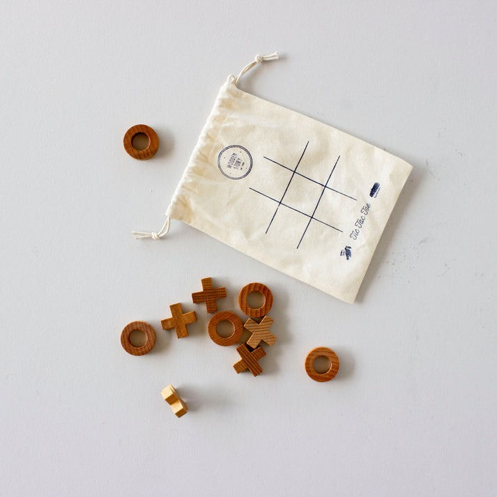 Thumbnail: Wooden Story Handcrafted Wooden Tic Tac Toe Game