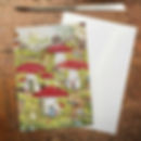 Mhairi Hellbrandt Toadstool Village Greeting Card
