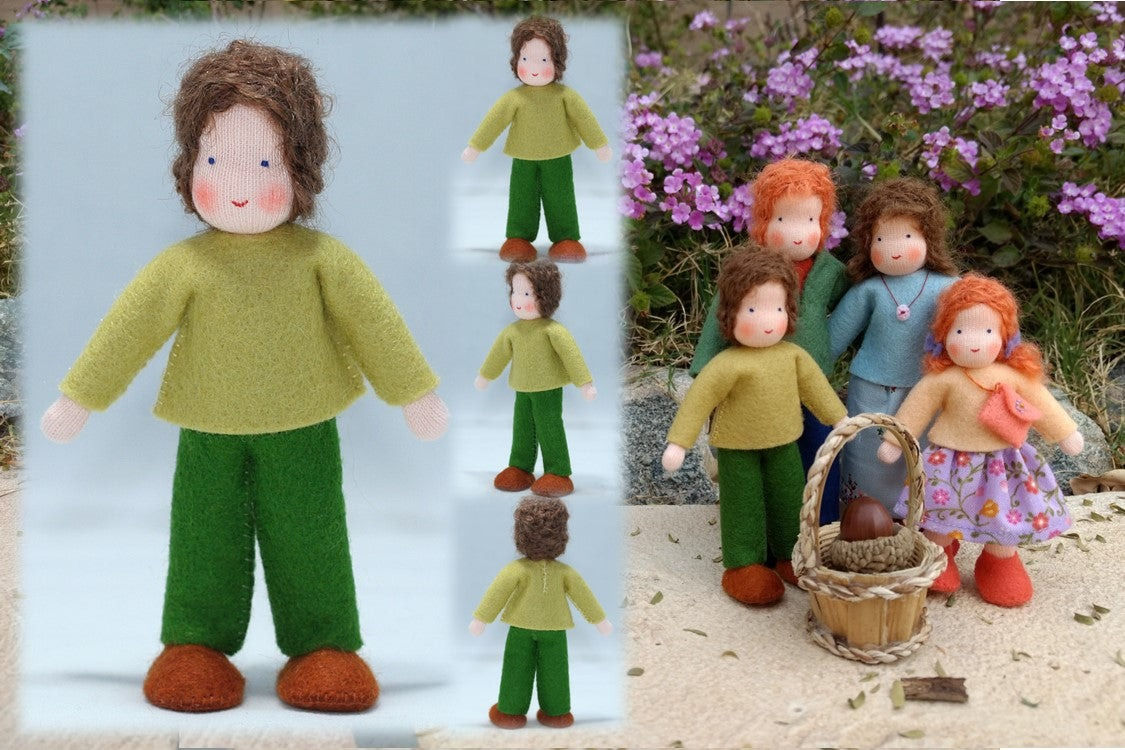 Eco Flower Fairies Waldorf Boy Doll-Fair Skin ( Outfit varies)