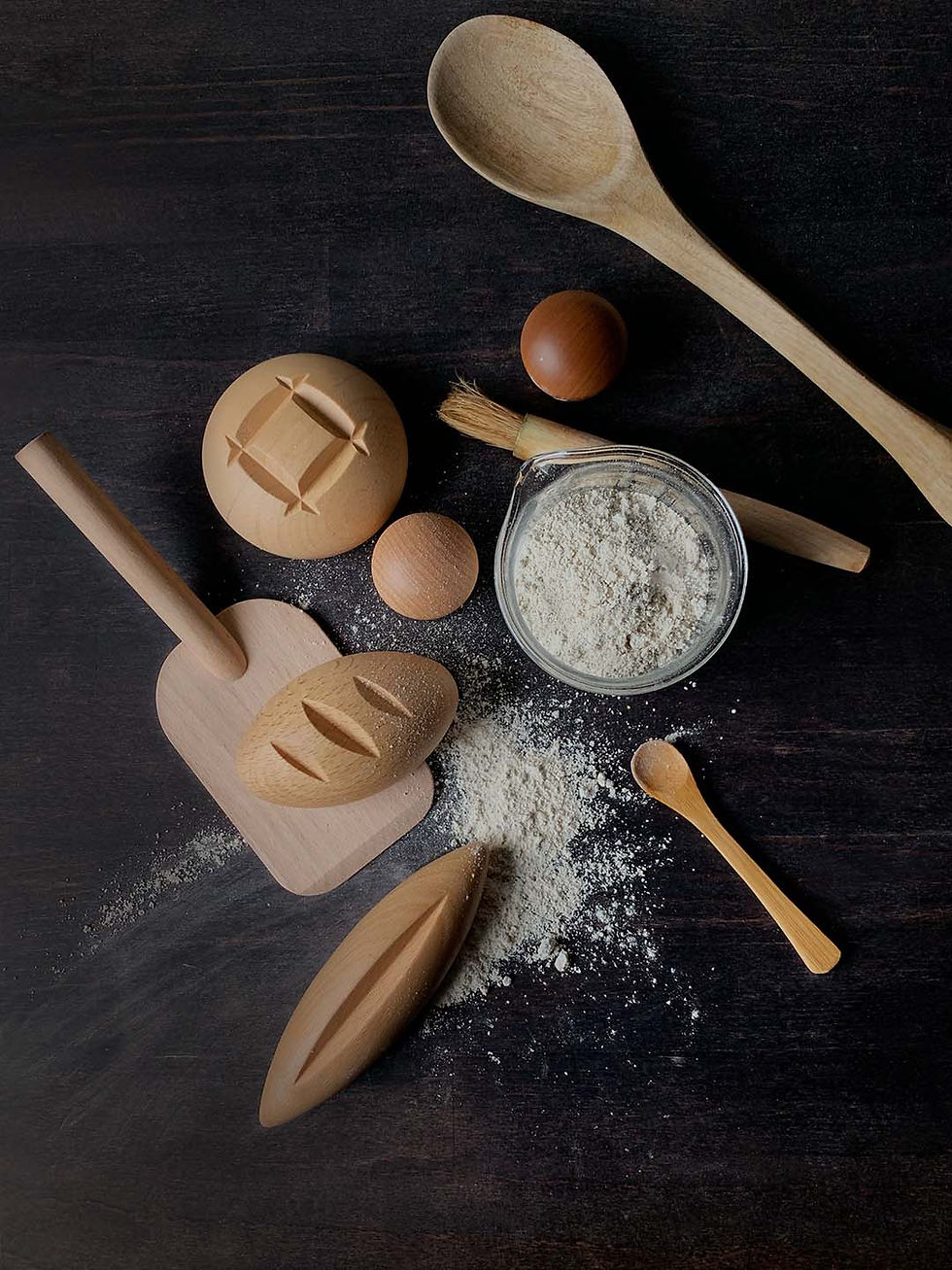 Thumbnail: Wooden Bakery Food Play Set