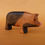 Thumbnail: Handmade Wooden Pig - Brown