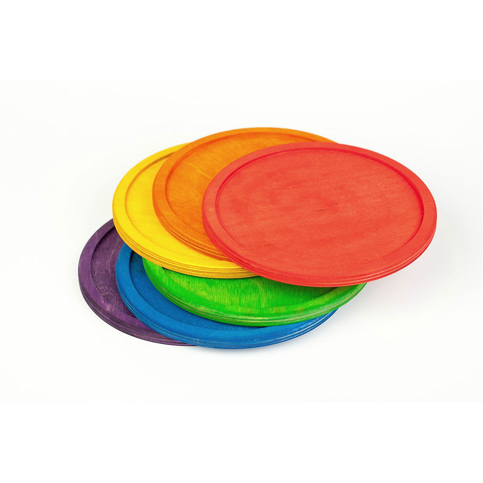 Grapat Wooden Rainbow Dishes