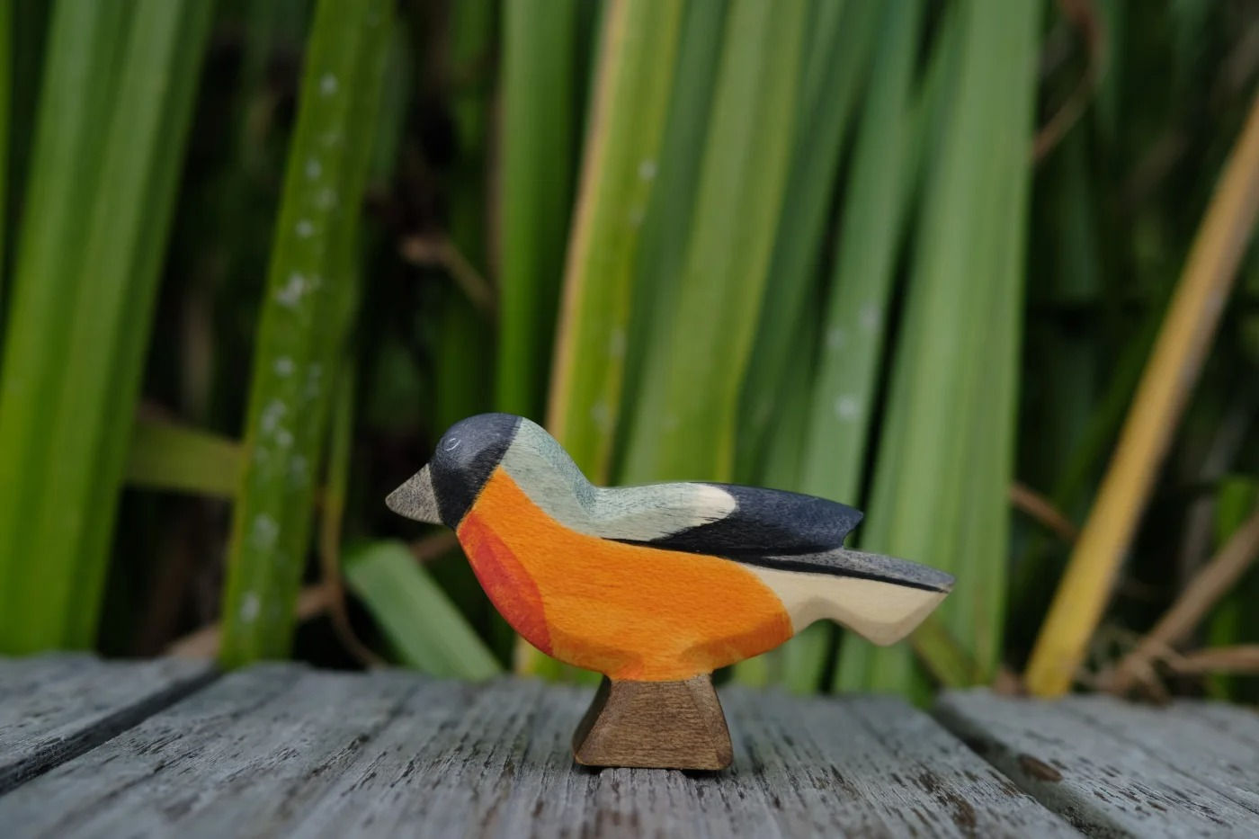 HolzWald Handmade Wooden Bullfinch Bird