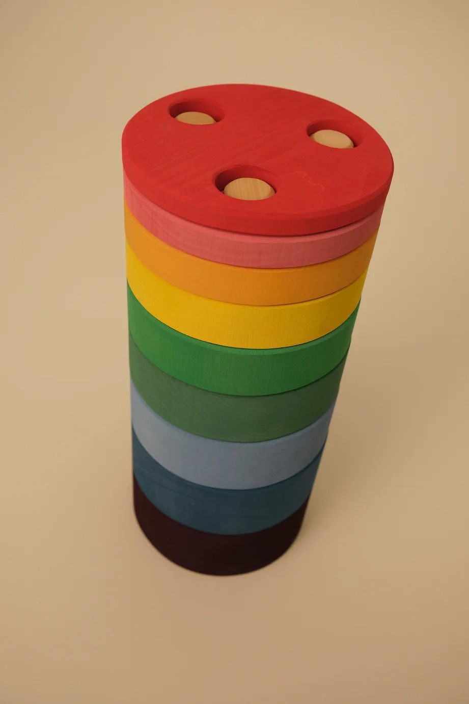 TOYTO Wooden Round Stacking Tower