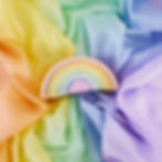 Sarah's Silks Pastel Wooden Rainbow Toy