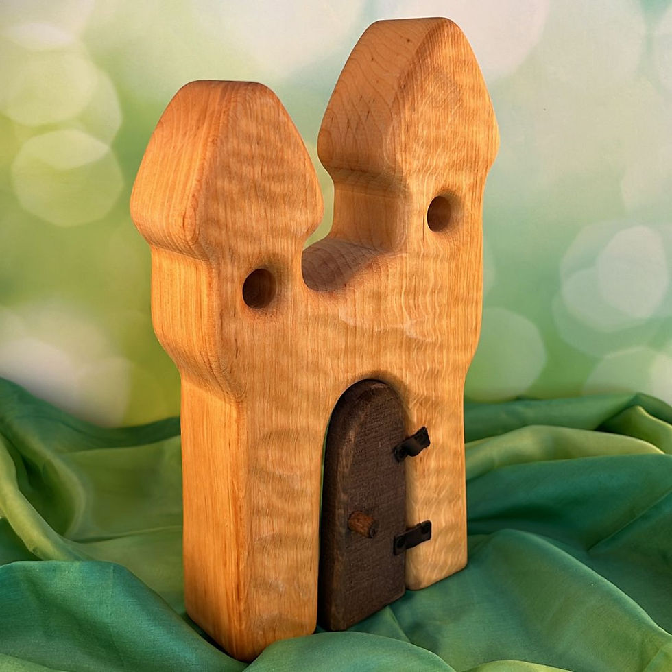 Thumbnail: Bikeho Wooden Double Tower with Door