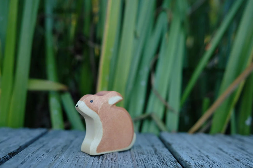 HolzWald Handmade Wooden Rabbit - Sitting